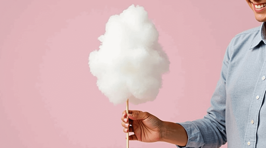How to make homemade cotton candy 1