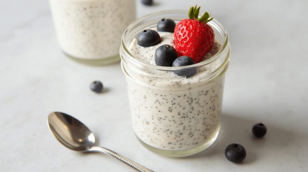 greek yogurt with chia seeds​