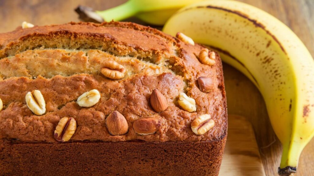 healthy banana bread chocolate no sugar gluten free recipe​