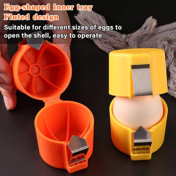 Efficient Egg Cracking Tool, Handy Egg Separator - Image 6