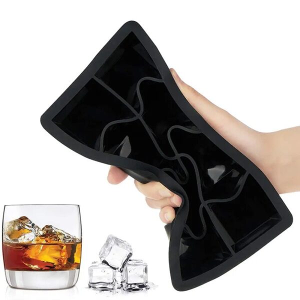 4/6/8/15 Mřížka Velká nádoba na led Forma Velká potravinářská silikonová forma na kostky ledu Čtvercová forma Forma na bar pro kutily Hospoda Víno Model na výrobu ledových bloků - Image 6