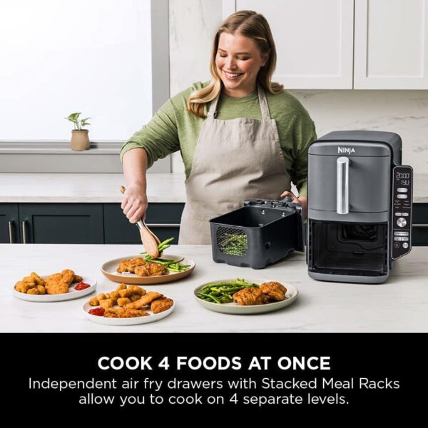 Ninja Double Stack XL Air Fryer 9.5L - SL400UK - Image 4