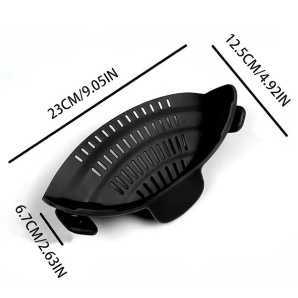 ClipFlow™ Adjustable Pot Strainer – Universal Cookware Drainer - Image 2