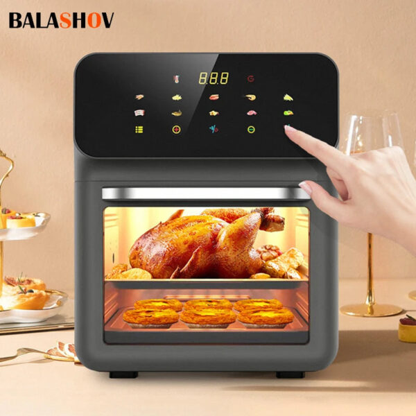 10L Large Capacity Electric Air Fryers Oil-free Automatic Household Kitchen
