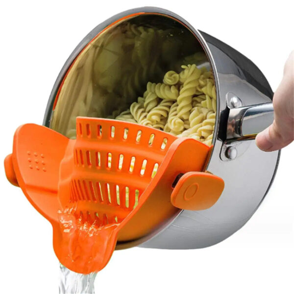 ClipFlow™ Adjustable Pot Strainer – Universal Cookware Drainer - Image 7