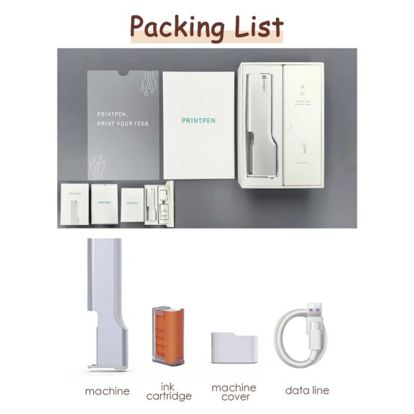 EVEBOT printpen Handheld Food Printer Portable Mini Coffee Latte Art Inkjet for DIY Patterns Design BT Wireless for Restaurants - Image 6