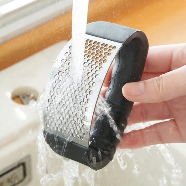 Stainless Steel Garlic Crusher - Image 3