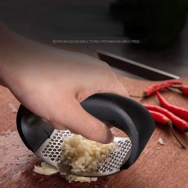 Stainless Steel Garlic Crusher - Image 2