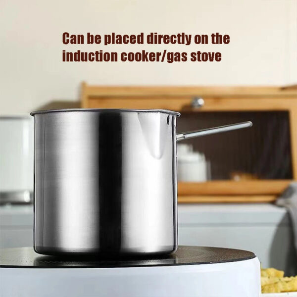 Deep Fryer 304 Stainless Steel Fryer with Frying Basket - Image 5