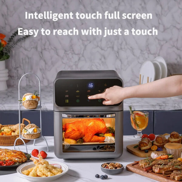 10L Large Capacity Electric Air Fryers Oil-free Automatic Household Kitchen - Image 3