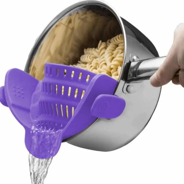 ClipFlow™ Adjustable Pot Strainer – Universal Cookware Drainer - Image 8