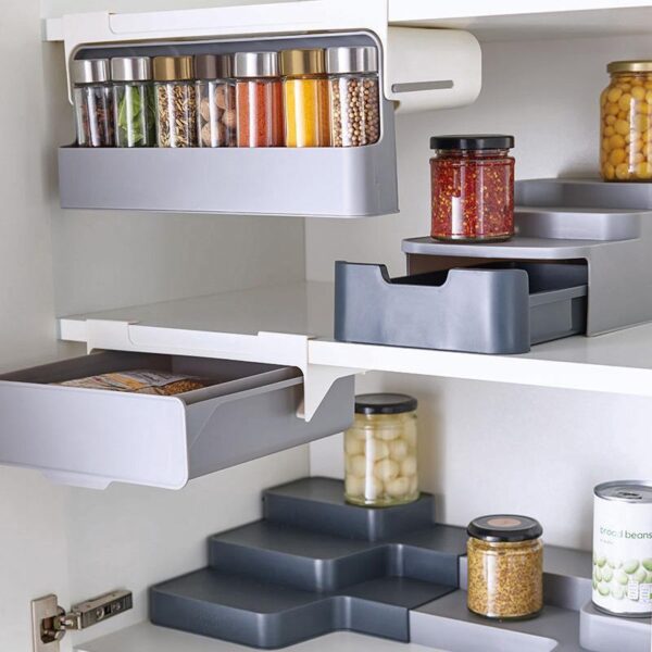Kitchen Self-Adhesive Wall-Mounted Spice Organizer - Image 5