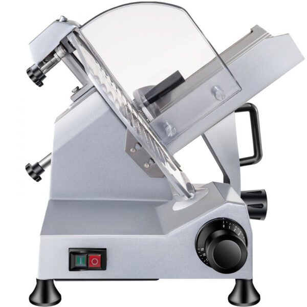 ODDTOOLS 240W Commercial Meat Slicer, Electric Deli Food Slicer, 10" Carbon Steel Blade Electric Food Slicer, 350-400RPM Meat Slicer, 0 - 0.47 inch Thickness Adjustable for Commercial and Home Use - Image 10