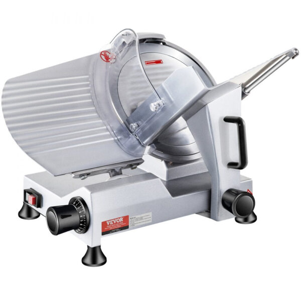 ODDTOOLS 240W Commercial Meat Slicer, Electric Deli Food Slicer, 10" Carbon Steel Blade Electric Food Slicer, 350-400RPM Meat Slicer, 0 - 0.47 inch Thickness Adjustable for Commercial and Home Use - Image 9