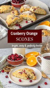 Cranberry Orange Scones