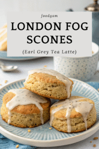 London Fog Scones (Earl Grey Tea Latte)