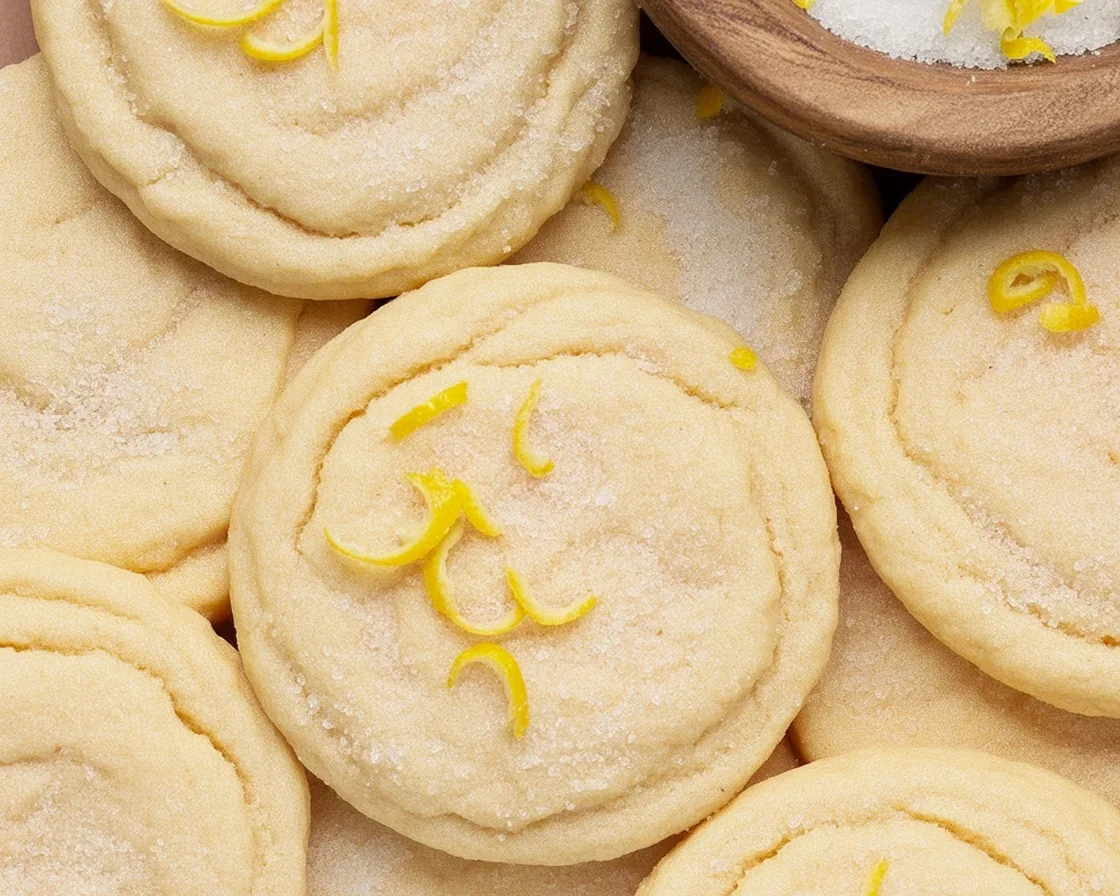 Soft and Chewy Lemon Cookies with a refreshing lemon flavor and chewy texture.