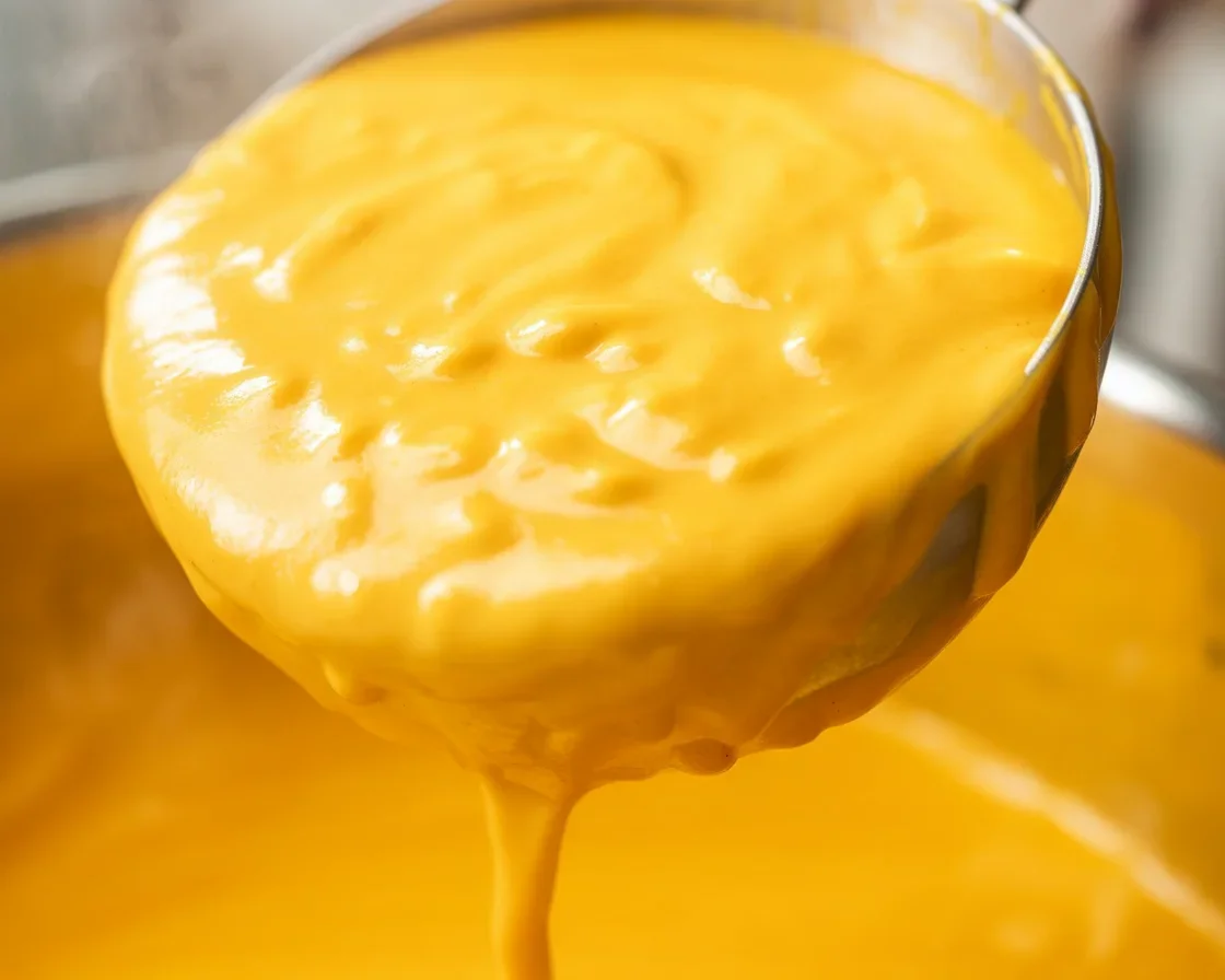 Bowl of rich roasted veggie soup with vibrant vegetables and herbs
