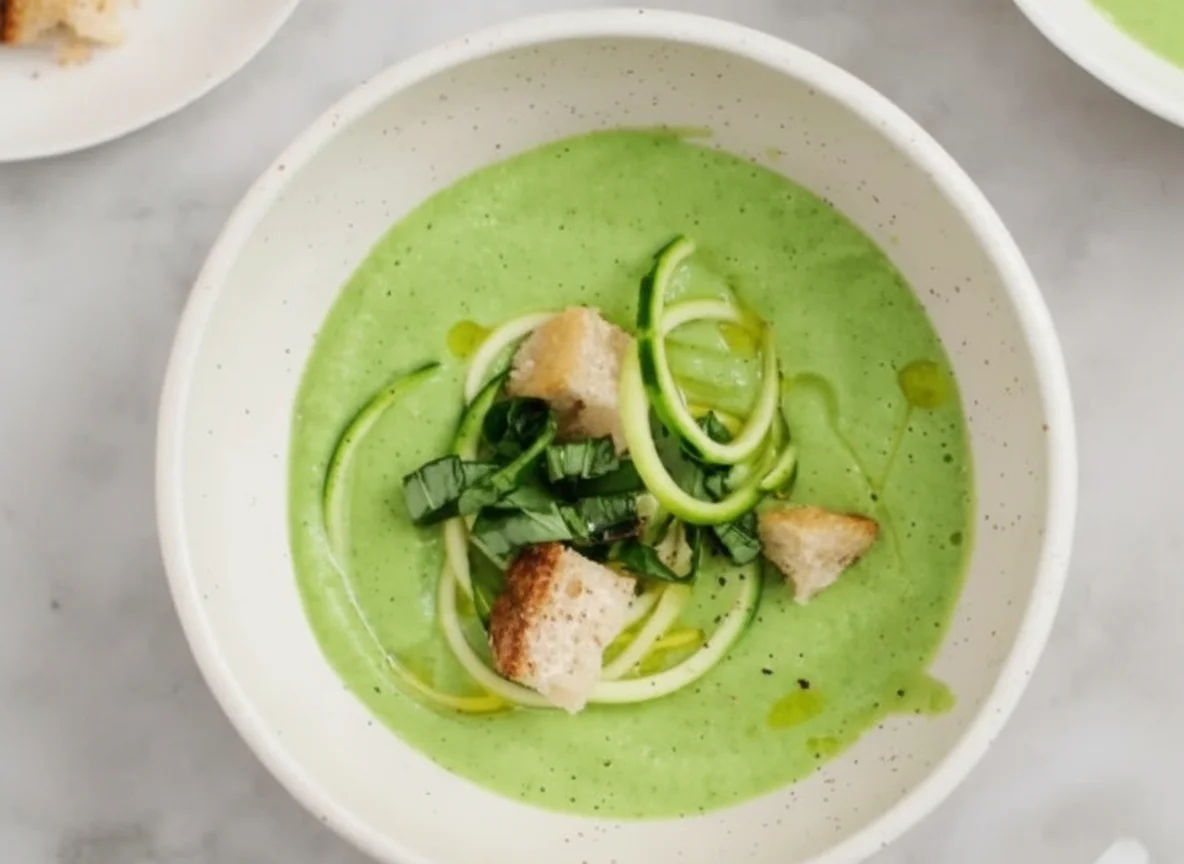 Basil Zucchini Soup