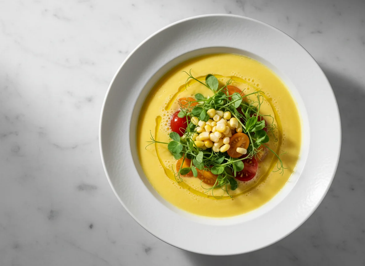 Sweet Corn Gazpacho